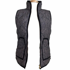 J. Crew Herringbone Puffy Jacket Size Xsmall